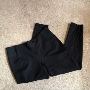 Pull on black dress pants